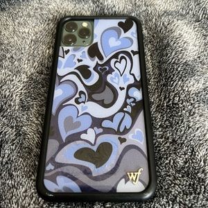 iphone 11 pro max WILDFLOWER salem mitchell purple hearts case